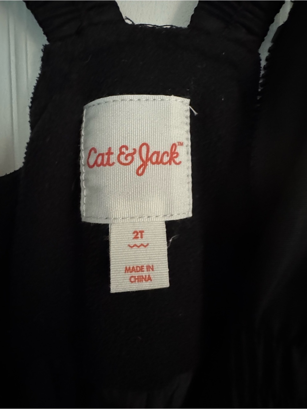 Cat & Jack Black Kids' Snow Bib Overalls - Picture 3 of 4